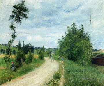 1879 - die auvers Straße pontoise 1879 Camille Pissarro